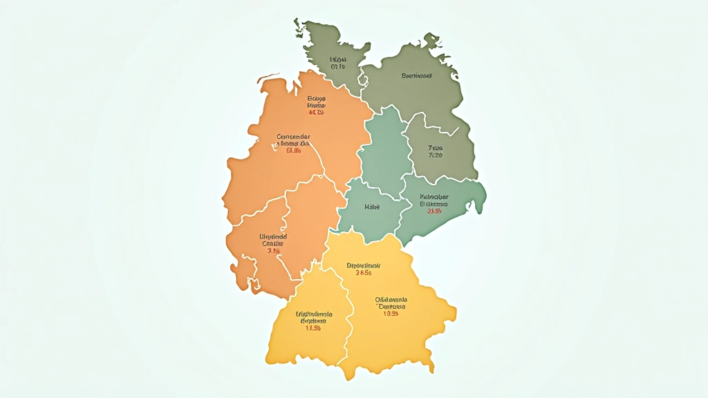 Deutschlandkarte mit Kostenangaben für Kita-Gebühren in verschiedenen Bundesländern, Farbcodierung zeigt Preisspannen